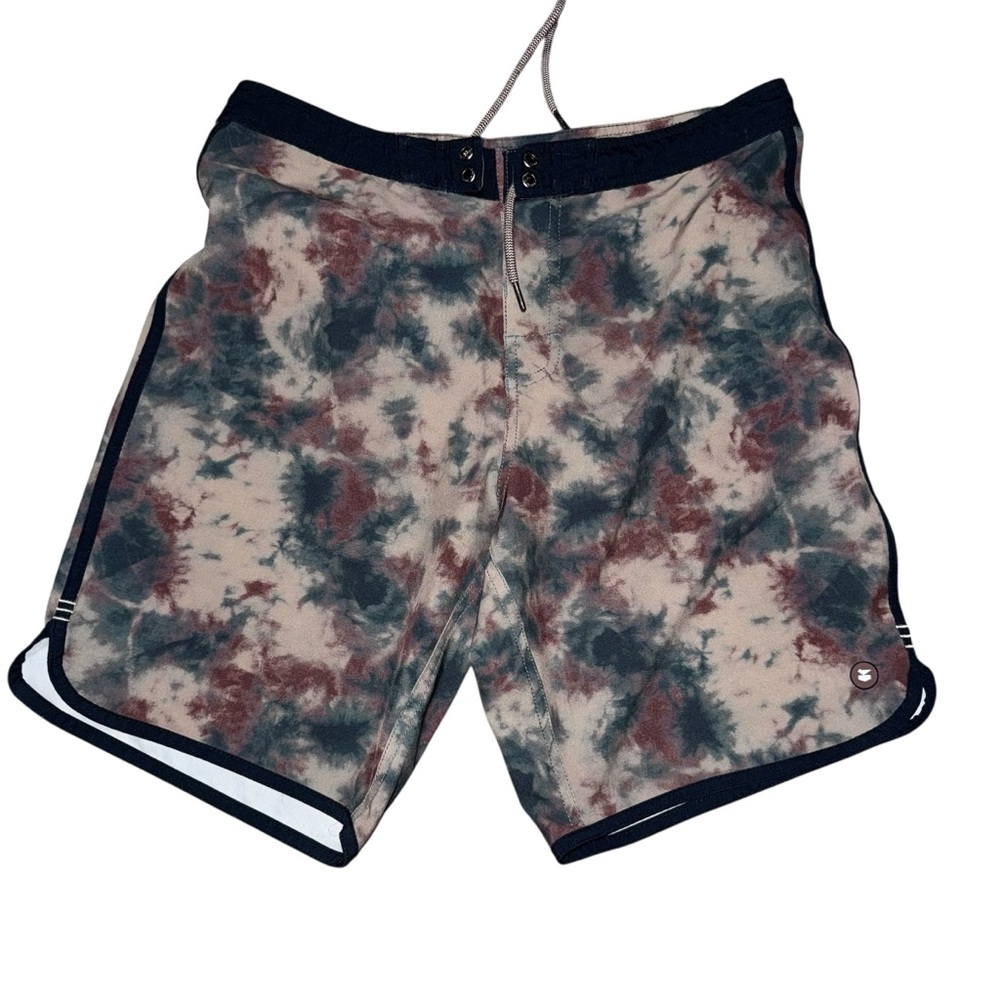 Jetty x Mollusk Men’s Boardshorts | Size 31 Tie-Dye Surf Swim Shorts